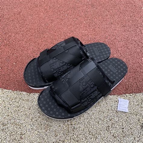 dior slides black